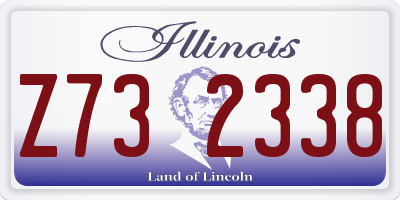 IL license plate Z732338