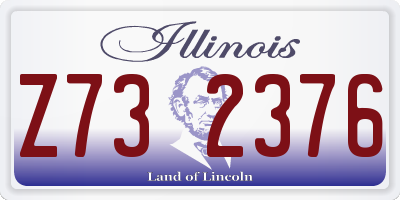 IL license plate Z732376