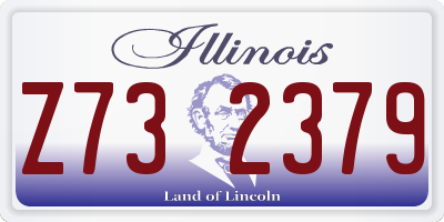 IL license plate Z732379
