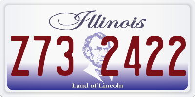IL license plate Z732422
