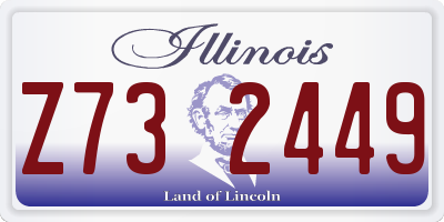 IL license plate Z732449