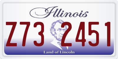 IL license plate Z732451
