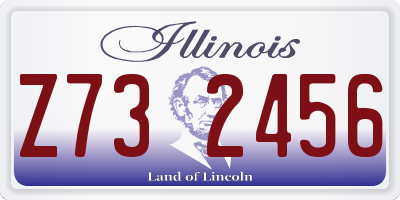 IL license plate Z732456