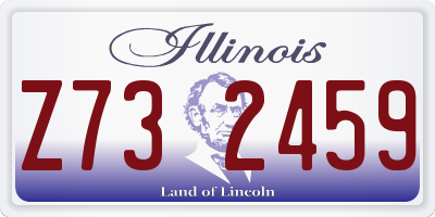 IL license plate Z732459