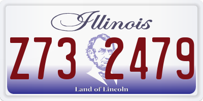 IL license plate Z732479