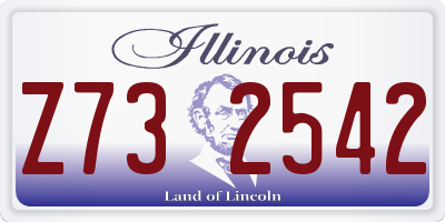 IL license plate Z732542
