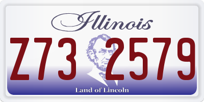 IL license plate Z732579
