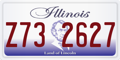 IL license plate Z732627