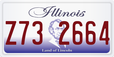 IL license plate Z732664