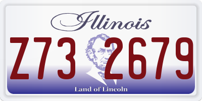 IL license plate Z732679