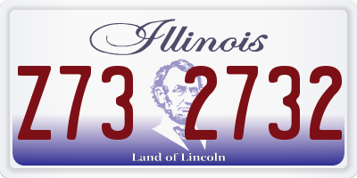IL license plate Z732732