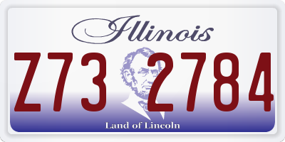 IL license plate Z732784