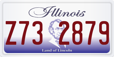 IL license plate Z732879