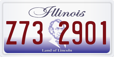 IL license plate Z732901