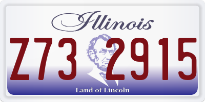 IL license plate Z732915
