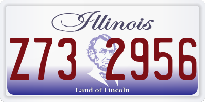 IL license plate Z732956