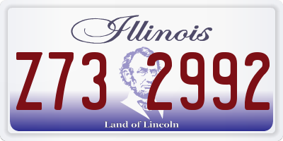 IL license plate Z732992