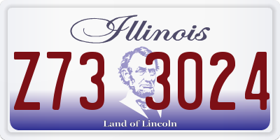 IL license plate Z733024