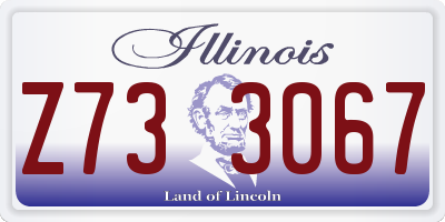 IL license plate Z733067