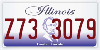 IL license plate Z733079