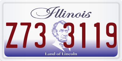 IL license plate Z733119