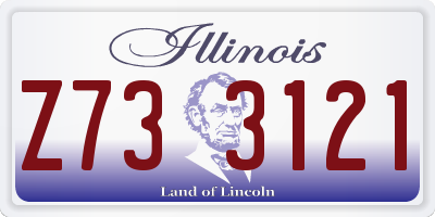 IL license plate Z733121