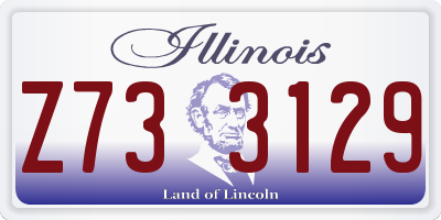 IL license plate Z733129