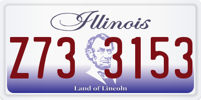 IL license plate Z733153