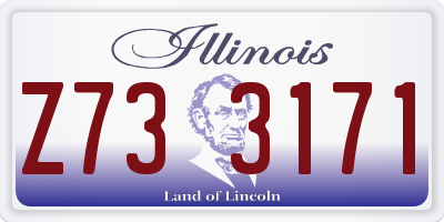 IL license plate Z733171