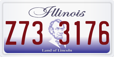 IL license plate Z733176