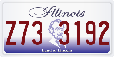 IL license plate Z733192