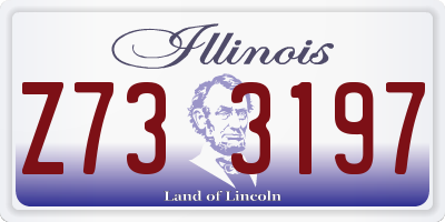 IL license plate Z733197