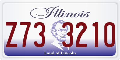 IL license plate Z733210