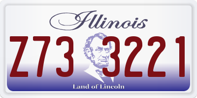 IL license plate Z733221