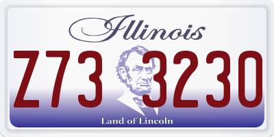 IL license plate Z733230