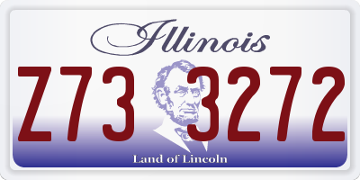 IL license plate Z733272