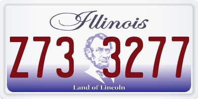IL license plate Z733277