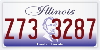 IL license plate Z733287
