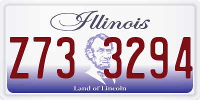 IL license plate Z733294