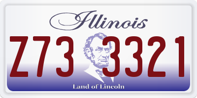 IL license plate Z733321