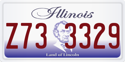 IL license plate Z733329
