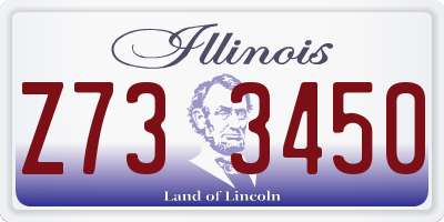 IL license plate Z733450