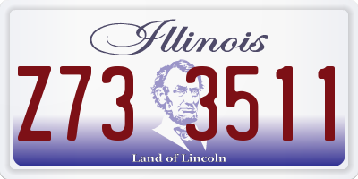 IL license plate Z733511