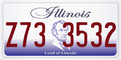 IL license plate Z733532