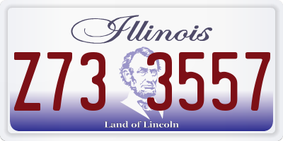 IL license plate Z733557