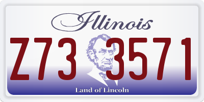 IL license plate Z733571