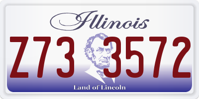 IL license plate Z733572