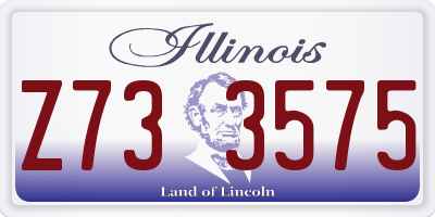 IL license plate Z733575