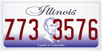 IL license plate Z733576