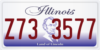 IL license plate Z733577